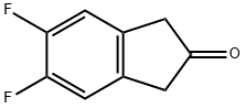 5,6-Difluoro-1H-inden-2(3H)-one 化学構造式