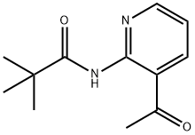 N-(3-acetyl-2-pyridinyl)-2,2-dimethylPropanamide 化学構造式