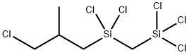 1-(3-CHLOROISOBUTYL)-1,1,3,3,3-PENTACHLORO-1,3-DISILAPROPANE 化学構造式
