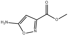 5-アミノイソオキサゾール-3-カルボン酸メチル 化学構造式