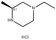 (S)-1-乙基-3-甲基哌嗪二盐酸盐, 1630082-91-5, 结构式