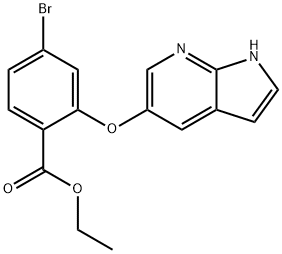 Ethyl2-((1H-pyrrolo[2,3-b]pyridin-5-yl)oxy)-4-fluorobenzoate