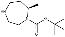 (R)-4-BOC-5-メチル-1,4-ジアゼパン 化学構造式