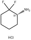 (1R)-2,2-difluorocyclohexan-1-amine hydrochloride Structure