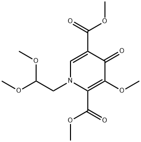 Dimethyl-1-(2,2-dimethoxyethyl)-3-methoxy-4-oxo-1,4-dihydropyridine-2,5-dicarboxylate|1-(2,2-二甲氧基乙基)-3-甲氧基-4-氧代-1,4-二氢吡啶-2,5-二甲酸二甲酯
