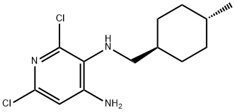 2,6-dichloro-N3-(((1r,4r)-4-methylcyclohexyl)methyl)pyridine-3,4-diamine|