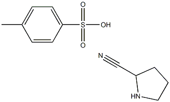 Pyrrolidine-2-carbonitrile 4-methylbenzenesulfonate Struktur