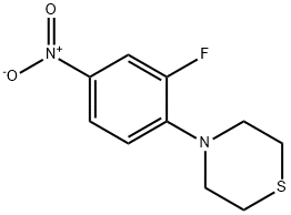 4-(2-Fluoro-4-Nitrophenyl)Thiomorpholine Struktur