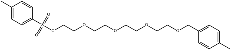 Tetraethylene glycol 4-methylbenzyl ether tosylate 化学構造式