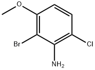 2-溴-3-甲氧基-6-氯苯胺, 1691055-54-5, 结构式