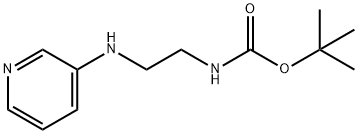 tert-butyl (2-(pyridin-3-ylamino)ethyl)carbamate Structure