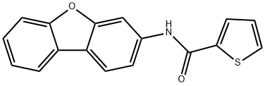 N-(dibenzo[b,d]furan-3-yl)thiophene-2-carboxamide,170030-02-1,结构式