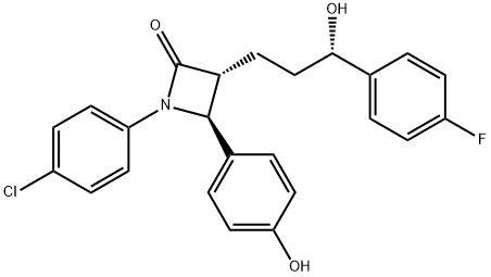 (3R,4S)-1-(4-chlorophenyl)-3-((S)-3-(4-fluorophenyl)-3-hydroxypropyl)-4-(4-hydroxyphenyl)azetidin-2-one