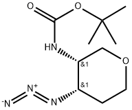 tert-butyl ((3S,4S)-4-azidotetrahydro-2H-pyran-3-yl)carbamate