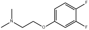 2-(3,4-Difluorophenoxy)-N,N-dimethylethanamine Structure