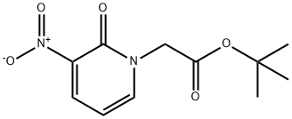 tert-butyl 2-(3-nitro-2-oxopyridin-1(2H)-yl)acetate Struktur