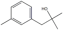 2-甲基-1-(3-甲基苯基)丙-2-醇,1754-70-7,结构式