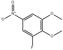 1-fluoro-2,3-dimethoxy-5-nitrobenzene Structure