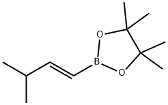 4,4,5,5-tetramethyl-2-(3-methylbut-1-enyl)-1,3,2-dioxaborolane Structure
