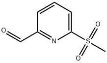 6-(甲基磺酰基)-2-吡啶甲醛,1780013-94-6,结构式