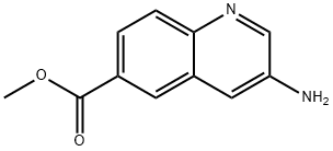 methyl 3-aminoquinoline-6-carboxylate, 1780509-06-9, 结构式