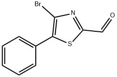 4-溴-5-苯基噻唑-2-甲醛,1784090-08-9,结构式