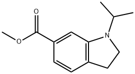 Methyl 1-isopropylindoline-6-carboxylate Struktur