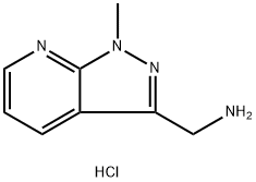 (1-Methyl-1H-pyrazolo[3,4-b]pyridin-3-yl)methanamine hydrochloride,1788054-70-5,结构式