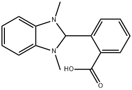 2-(1,3-dimethyl-2H-benzimidazol-2-yl)benzoic acid Struktur