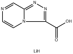 Lithium [1,2,4]triazolo[4,3-a]pyrazine-3-carboxylate Struktur