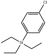 对氯苯基三乙基硅烷, 18037-03-1, 结构式