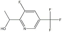 1-(3-フルオロ-5-(トリフルオロメチル)ピリジン-2-イル)エタノール 化学構造式