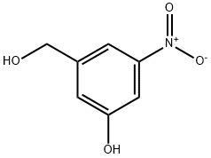 Benzenemethanol, 3-hydroxy-5-nitro- Struktur