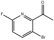 1-(3-溴-6-氟吡啶-2-基)乙酮,1807542-88-6,结构式