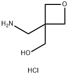 [3-(aminomethyl)oxetan-3-yl]methanol hydrochloride 化学構造式