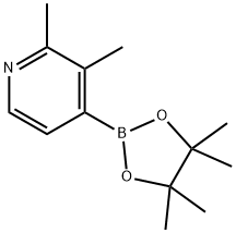 2,3-dimethyl-4-(4,4,5,5-tetramethyl-1,3,2-dioxaborolan-2-yl)pyridine Structure