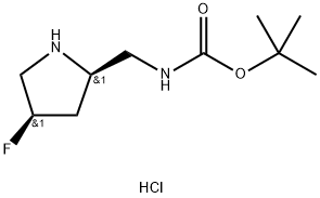 tert-butyl N-{[(2R,4R)-4-fluoropyrrolidin-2-yl]methyl}carbamate hydrochloride|tert-butyl N-{[(2R,4R)-4-fluoropyrrolidin-2-yl]methyl}carbamate hydrochloride