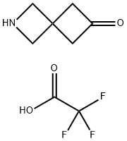 2-azaspiro[3.3]heptan-6-one trifluoroacetate Struktur