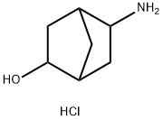 5-aminobicyclo[2.2.1]heptan-2-ol hydrochloride Struktur
