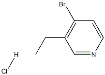 4-bromo-3-ethylpyridine hydrochloride Structure