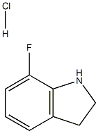 7-Fluoroindoline hydrochloride Struktur