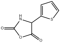 4-(2-Thienyl)oxazolidine-2,5-dione 化学構造式