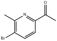 1-(5-Bromo-6-methyl-pyridin-2-yl)-ethanone Structure
