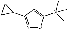 3-Cyclopropyl-5-trimethylsilanyl-isoxazole,1823336-88-4,结构式