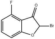 2-Bromo-4-fluorobenzo[b]furan-3(2H)-one Structure