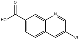 3-chloroquinoline-7-carboxylic acid Structure