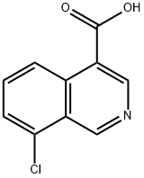 8-chloroisoquinoline-4-carboxylic acid Struktur