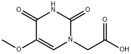 5-Methoxyuracil-1-yl acetic acid 化学構造式