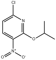 6-chloro-2-isopropoxy-3-nitropyridine 化学構造式