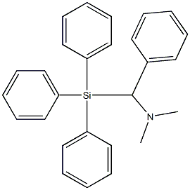 N,N-DIMETHYL-ALPHA-(TRIPHENYLSILYL)BENZYLAMINE, 18870-42-3, 结构式